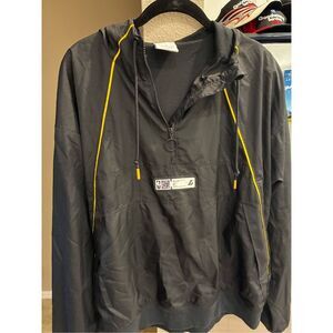 NBA Nike Los Angeles Lakers men’s half zip windbreaker black and yellow medium
